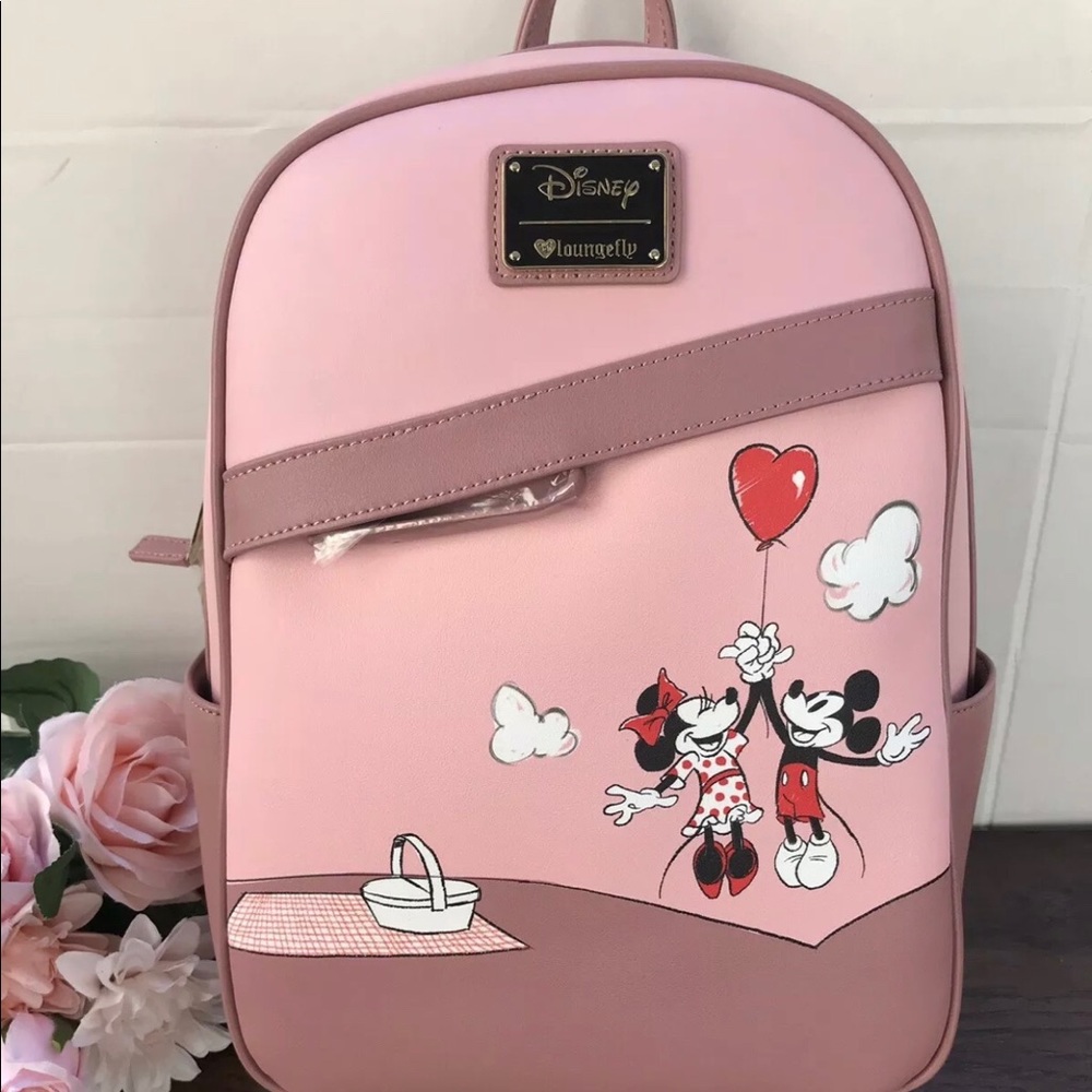 Loungefly Disney Mickey And Minnie mini Backpack